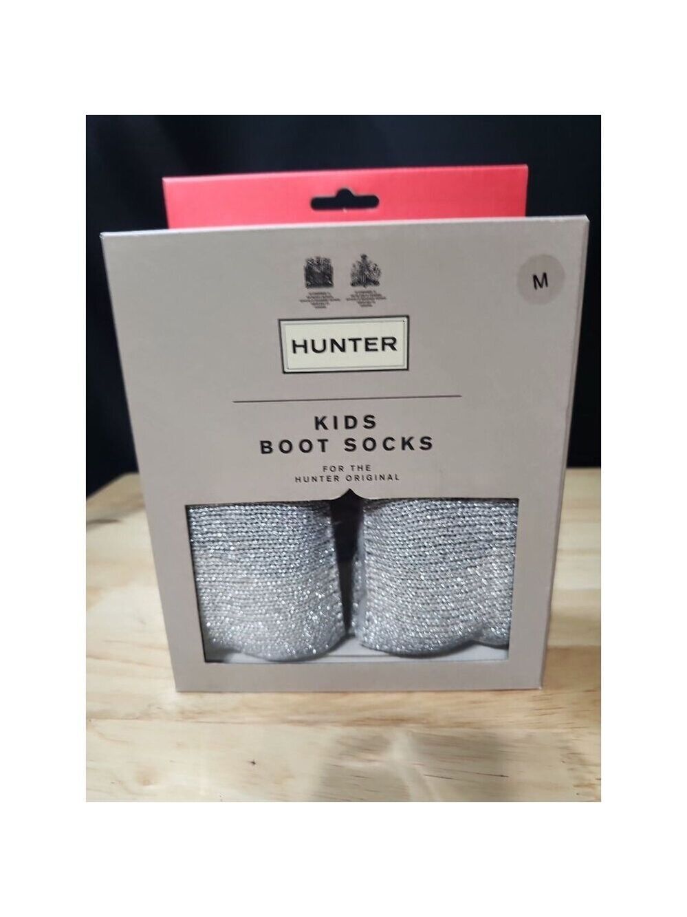 Hunter Boot Socks Dove grey Kids Medium